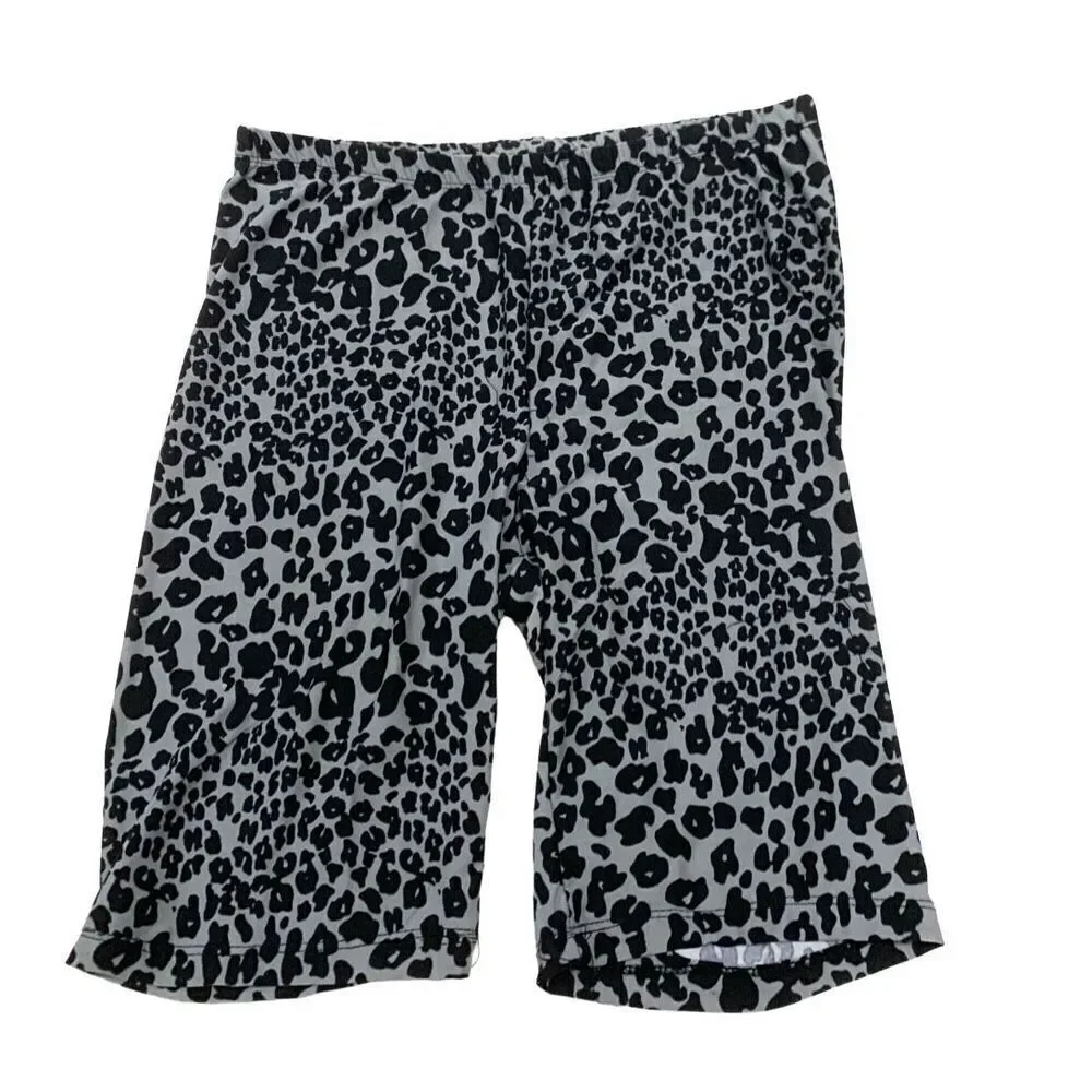 Cheetah Print Biker Shorts